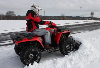 polaris atv snow plow
