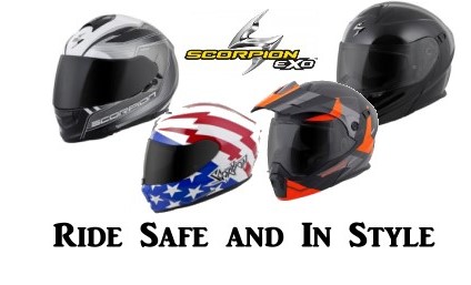 scorpion motorcycle helmets