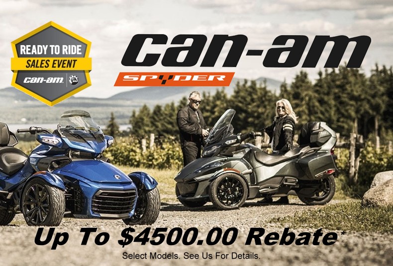 can am spyder test drive sales event